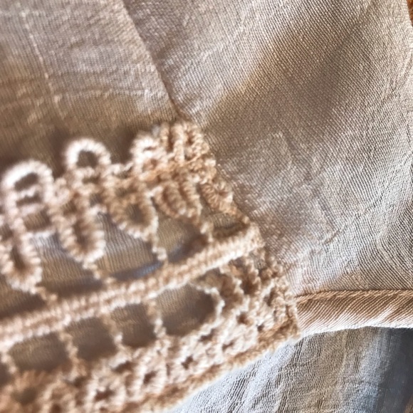 Like New Spense Boho Style Top. Champagne/Linen in Color. - Picture 6 of 10